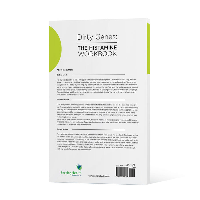 Dirty Genes: The Histamine Workbook (Free Gift)