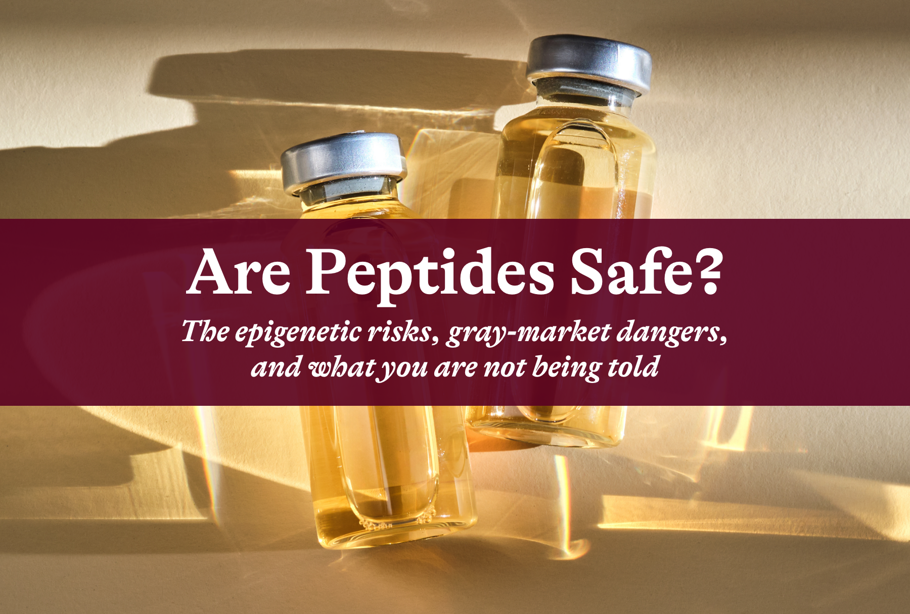 cjc-1295 ipamorelin safety side effects risks clinical studies Are peptides safe? The epigenetic risks, gray-market dangers, and what — Seeking Health