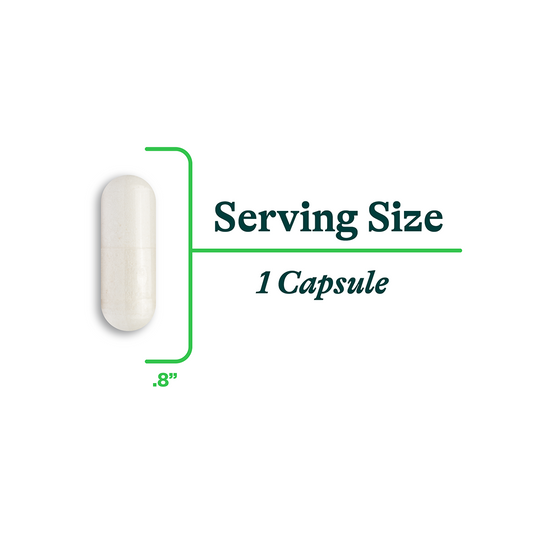 Serving Size 1 capsule image