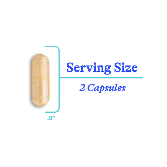 image of capsule size .9 inches of Dopamine Nutrients