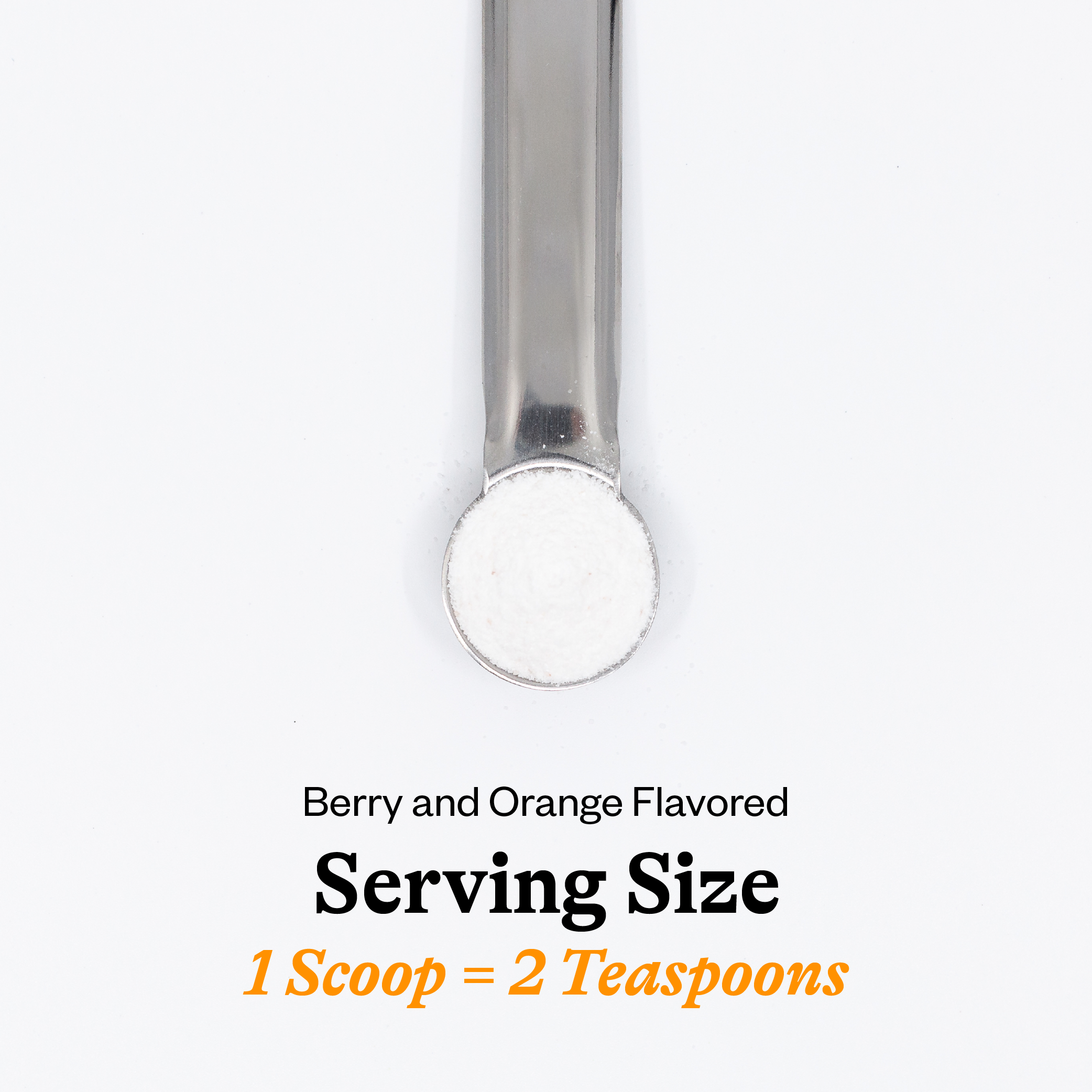 image of serving size 1 scoop = 2 teaspoons 