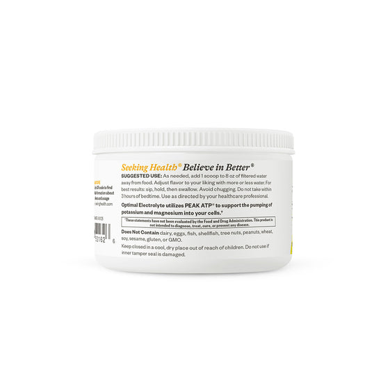 Container of Seeking Health product on a white background