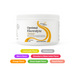 Container of Optimal Electrolyte supplement with flavor options on a white background