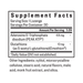 A supplement facts label on a white background, showing Adenosine 5'-Triphosphate disodium 105 mg and Glutathione 10 mg, with other ingredients listed below.