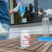 Image of man washing window- Hydroxo B12 on table 