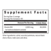 Supplement facts label for a vitamin B12 lozenge with serving size, servings per container, and ingredient list.