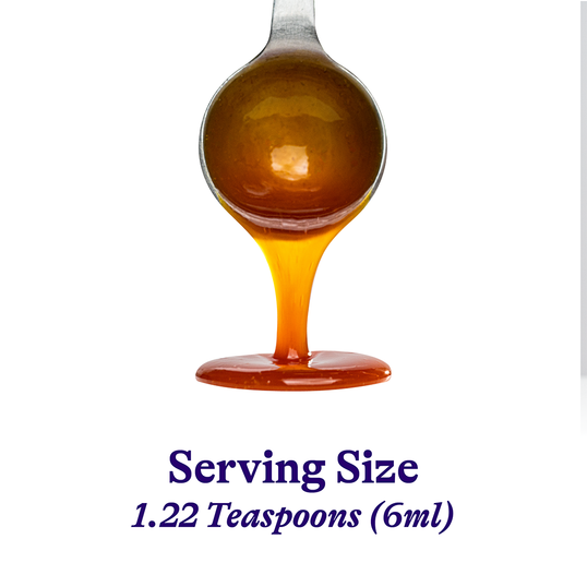 image of serving size 1.22 teaspoons (6ml)