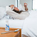 image of woman in bed sick 