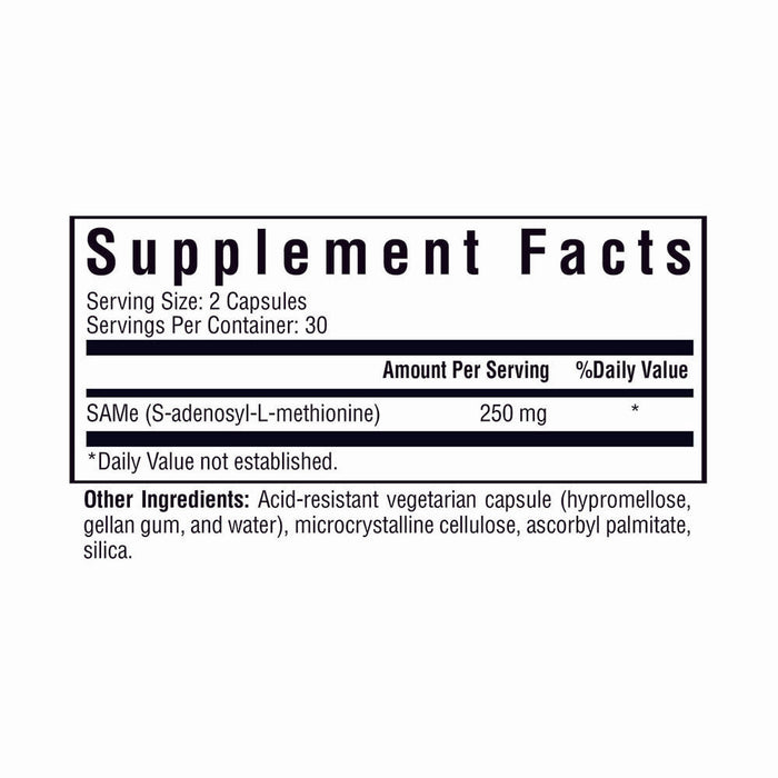 SAMe Supplement Facts