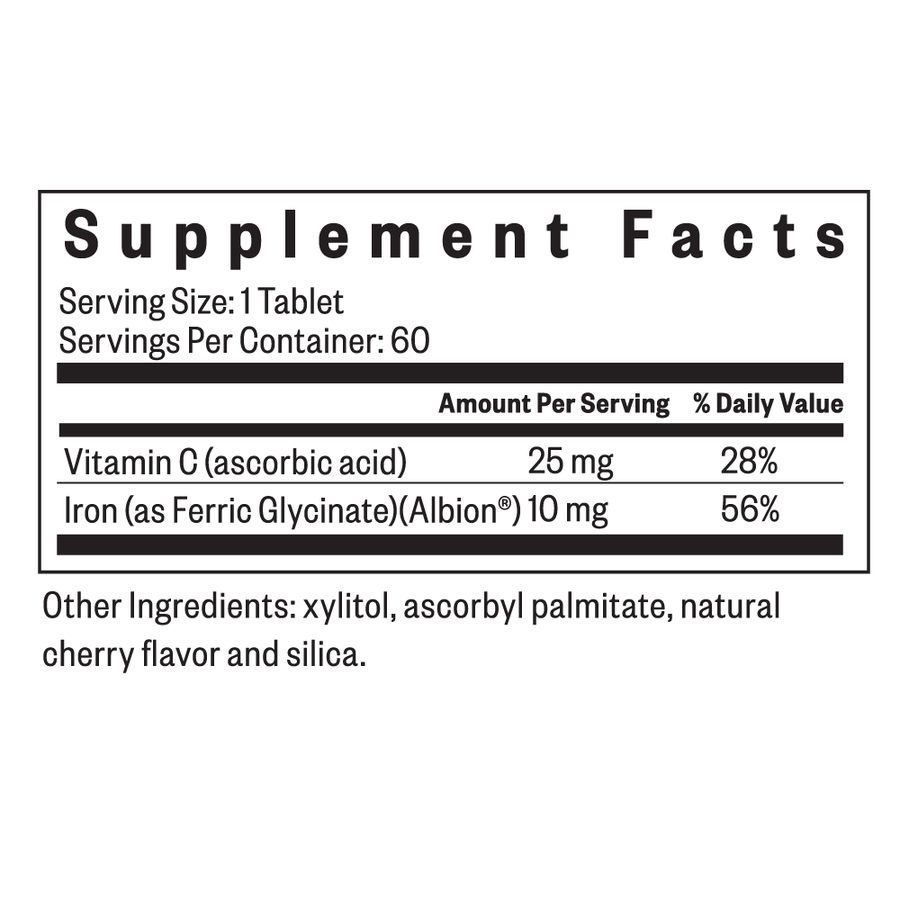 Chewable Iron Supplements | Iron Tablets | Seeking Health