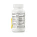 Supplement bottle with label on a white background