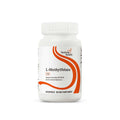 A bottle of Seeking Health L-Methylfolate capsules, which is a dietary supplement for methylation, mood, and cognitive support.