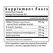 A supplement facts label showing a list of ingredients and daily value percentages, including Siliphos [Silybum marianum] extract, N-Acetyl-L-Cysteine, Taurine, Betaine Anhydrous, and Alpha-Lipoic Acid.