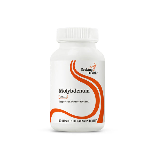 molybdenum glutathione Seeking Health Molybdenum 500 90 V-Caps