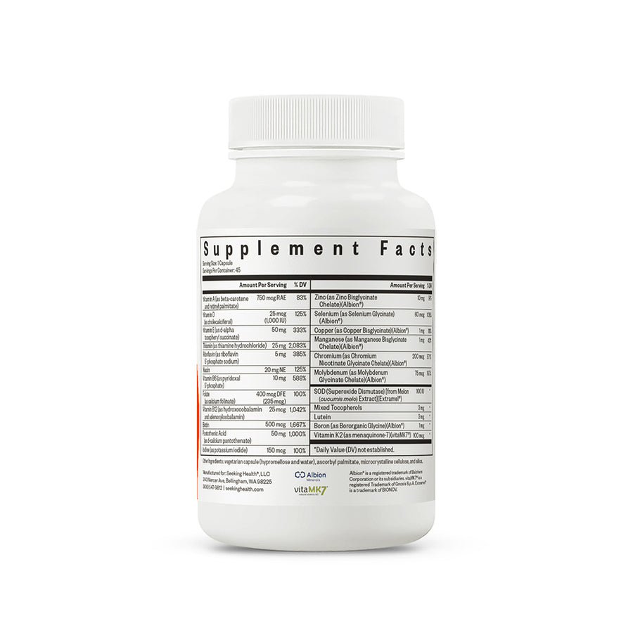 Multivitamin One MF — Seeking Health