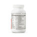 A white plastic bottle of a dietary supplement, showing the Supplement Facts label on the side against a plain white background.