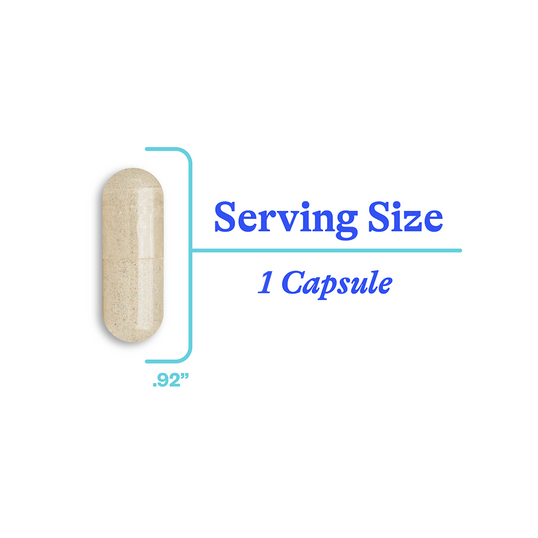 Serving size three capsules