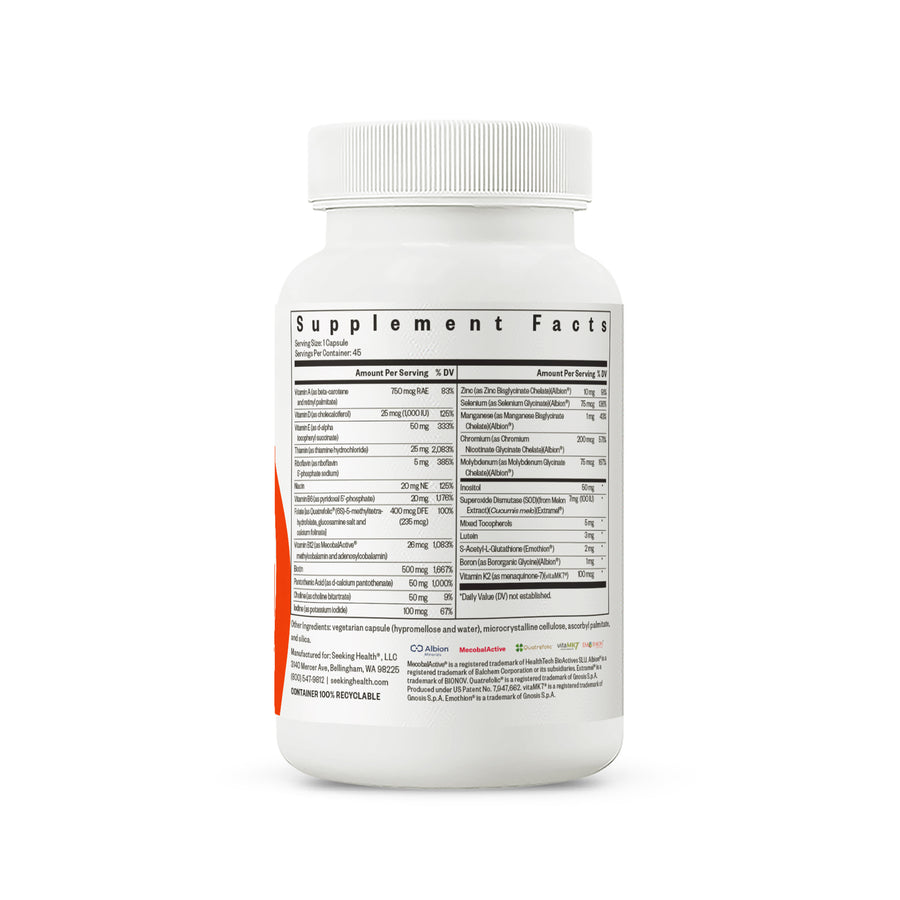 Multivitamin One — Seeking Health