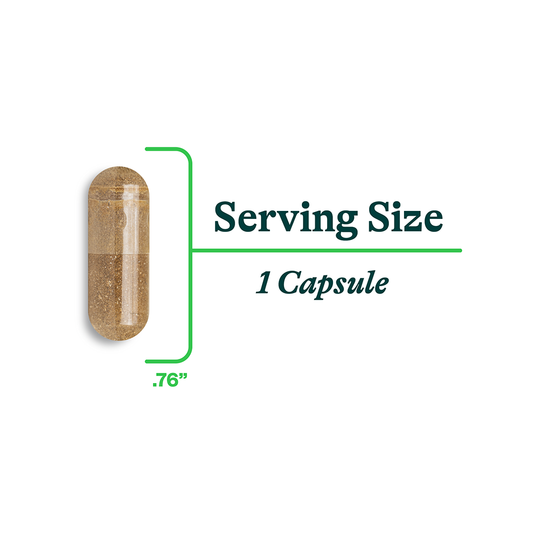 Capsule size .76"