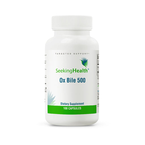 Seeking Health | Ox Bile 500 | Vitamins | Supplements