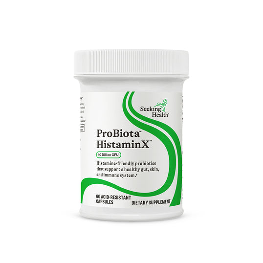 ProBiota HistaminX dietary supplement container on a white background