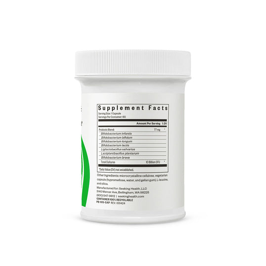 ProBiota HistaminX supplement facts 
