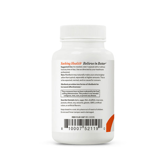 Riboflavin Supplement Bottle