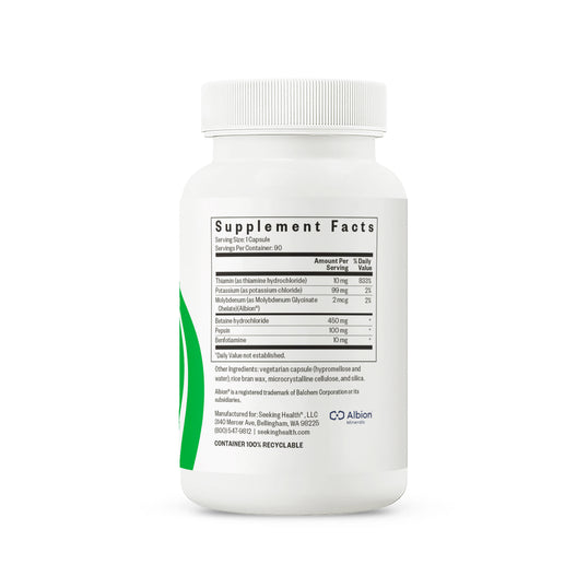 Stomach Acid Nutrients