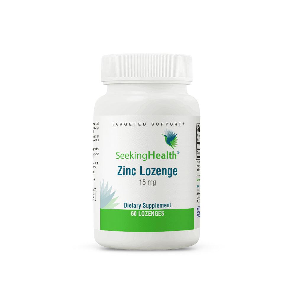 Zinc Lozenge 60 Lozenges BOGO Seeking Health