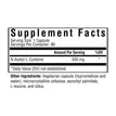 NAC (N-Acetyl-L-Cysteine) Supplement Facts