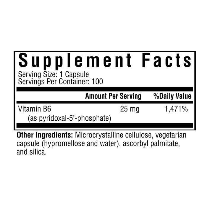 P-5-P Supplement Facts